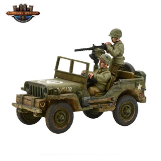 [พร้อมส่ง]warlord game- US Army Jeep with 30 Cal MMG