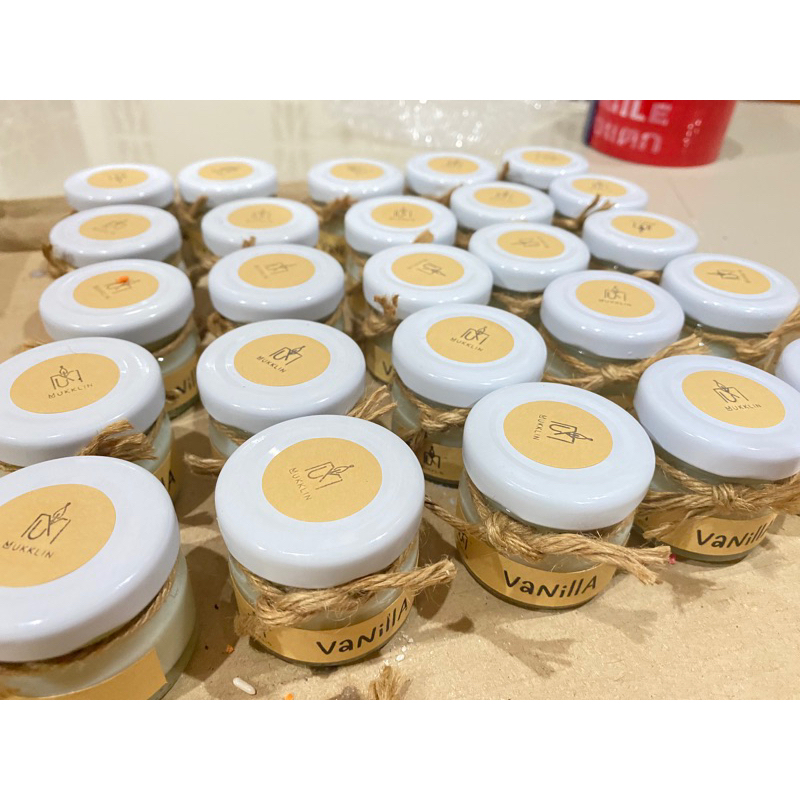 {ราคาส่ง} เทียนหอมไขถั่วเหลือง soy wax กระปุกแยม มินิ