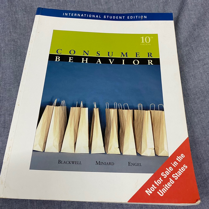 หนังสือภาษาอังกฤษ 📕 CONSUMER BEHAVIOR #มือสอง ของ THOMSON