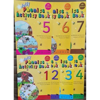 DD Jolly Phonics Activity Book 1-7 รุ่นปกเดิม (ปกใหม่ข้างในเนื้อหาก็เหมือนกัน)