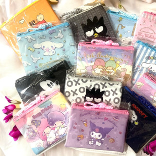 พร้อมส่ง กระเป๋าใส่เหรียญ ใส่บัตร 👛 ซองใส่บัตร Sanrio ซองซิป