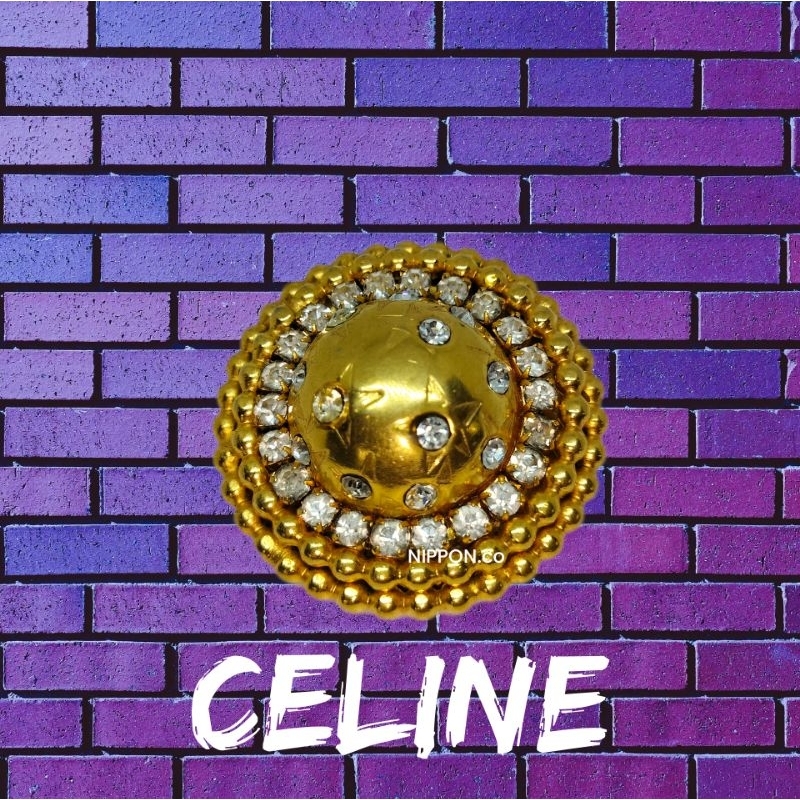 ต่างหูCeline vintage90'sแท้ออกช็อป Celine earring (มือสอง)
