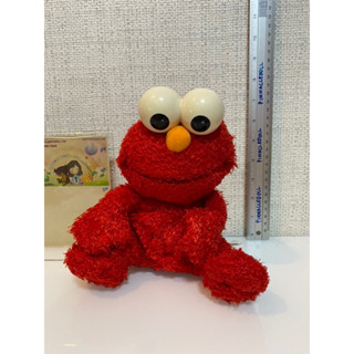 ตุ๊กตาElmo sesame street โยกได้ มีเสียง ของแท้ รางถ่ทนไม่สวยเล็กน้อย ตาสีเฟด ของแท้