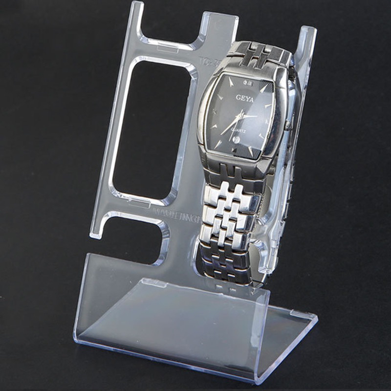 โชว์นาฬิกาคู่พลาสติก|ขนาด7x11cm|พร้อมส่ง