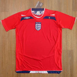 เสื้ออังกฤษ ย้อนยุค ทีมเยือน ปี 2008-10 เกรด AAA England Retro Away 2008-10