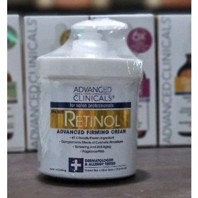 ✅️ พร้อมส่ง ✴️ Advanced Clinicals Retinol Cream 454 g.เซรั่มซีรั่มเรตินอล ลดริ้วรอย ผิวแน่นฟู ผิวอิ่มน้ำ