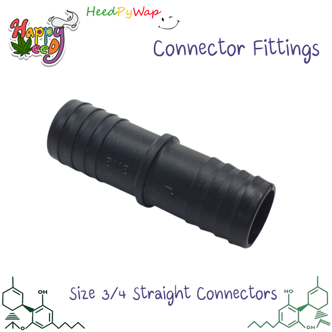 ชุดท่อ ตัวต่อ ระบบรดน้ำอัตโนมัติ Connector fittings 3/4" Straight connectors / Elbow connectors / T connectors / Stopper