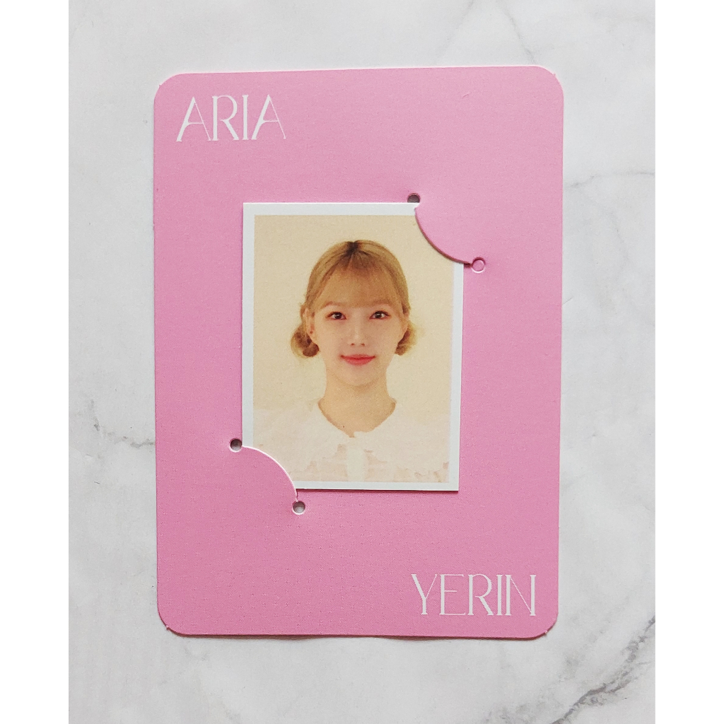 การ์ด ID Photo เยริน ของแท้ จาก CD อัลบั้ม YERIN - ARIA Album เวอร์ Day Album พร้อมส่ง Card Kpop GFR