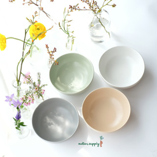 Pastel bowl เซรามิค ชาม เกรด B สีพาสเทล ใส่ ซุป ก๋วยเตี๋ยว มาม่า อาหาร เข้า ไมโครเวฟ เครื่องล้างจาน ได้