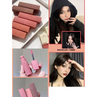 🧡ลิปสติก MATTE LIP COLOR รุ่น HR225 ลิปกลอส เนื้อแมตต์กํามะหยี่ กันน้ํา ติดทนนาน สไตล์เกาหลี นุ่มละมุนปาก สีชัด💜