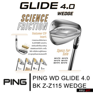 PING WD GLIDE 4.0 BK Z-Z115 WEDGE ไม้กอล์ฟเวดจ์ ไม้เวดจ์