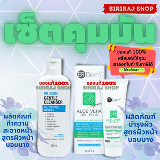 เซ็ตหน้าปัง ชุด A - BR Derm Gentel Cleanser และ Aloe Vera Gel Plus