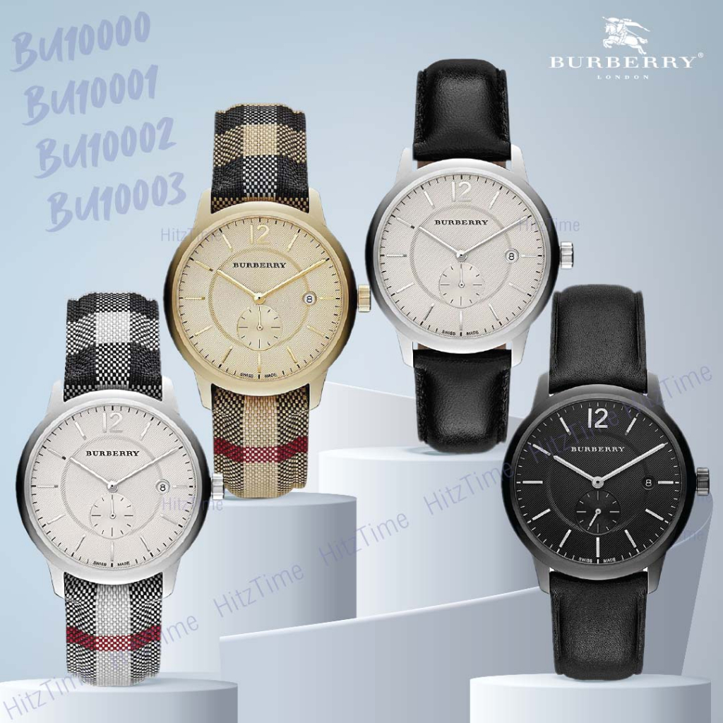 นาฬิกา Burberry นาฬิกาข้อมือผู้หญิง แบรนด์เนม ของแท้ รุ่น BU10002 BU10001 แบรนด์ Burberry Watchbrand นาฬิกากันน้ำ