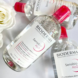 Bioderma Sensibio H2O Cleansing 500ml ขวดสีชมพู Exp. 09/24