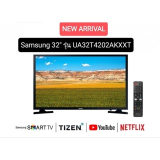 Samsung SMART Flat TV 32" 32T4202 รุ่น UA32T4202AKXXT  รับประกันศูนย์ไทย