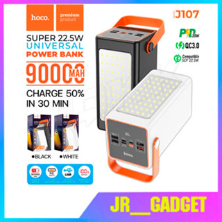 HOCO J107 พาวเวอร์แบงค์ 90000mAh Power Bank ชาร์จเร็ว สำหรับiP/Type-C Fast Quick Charge