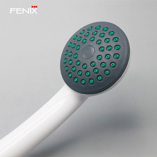 ฝักบัวอาบน้ำสีขาวพร้อมสายสีขาวครบชุด Fenix รุ่น FN-F02W