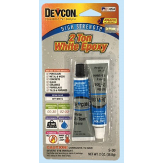 กาวอีพอกซี่ ยี่ห้อ DEVCON แบบ 2 ส่วน 2 TON EPOXY รุ่น S-30