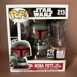 Funko pop Boba fett with Slave one