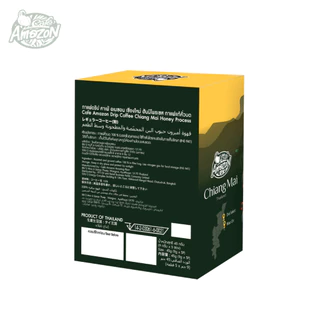 Café Amazon คาเฟ่ อเมซอน Drip Coffee กาแฟดริป (เชียงใหม่ฮันนี่โปรเซส) 1 กล่อง บรรจุ 5 ซอง (9g./ซอง)
