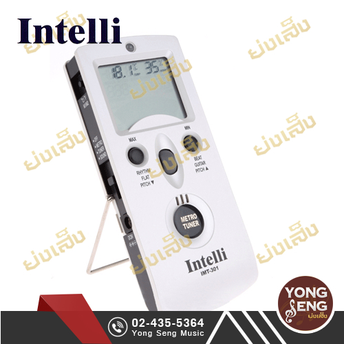 Intelli  เมโทรนอม+จูนเนอร์ (5 in1) รุ่น IMT-301 (Yong Seng Music)