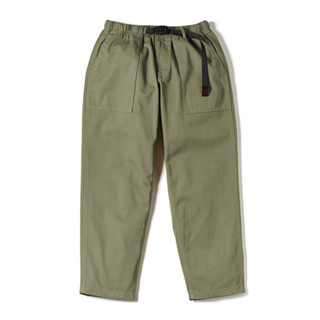 Gramicci กางเกงขายาว รุ่น UNISEX LOOSE TAPERED PANT OLIVE