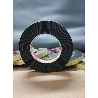 เทปโฟมกาวหน้าเดียว เทปซีลตู้ลำโพง ขอบประตูหน้าต่าง ขนาดกว้าง10mm. ,15mm. หนา2mm ยาว5m.