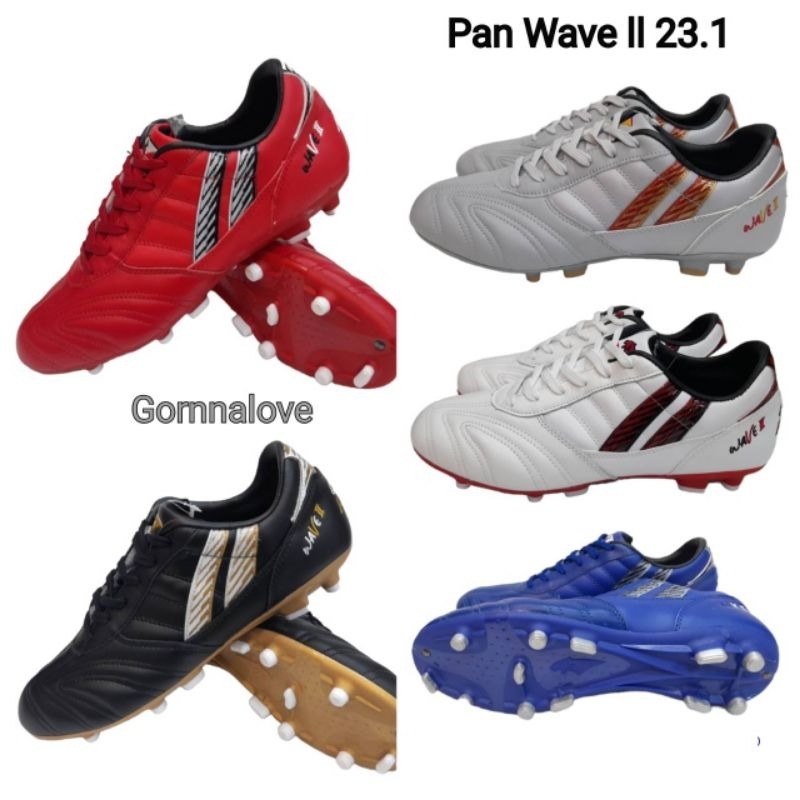 Pan รองเท้าสตั๊ด   Pan Wave ll 23.1  หนังแท้ PF152A รุ่นใหม่ล่าสุด ราคา 1490 บาทจต