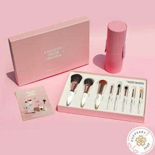 (แท้/พร้อมส่ง/ฟรีกระบอกใส่แปรงสีชมพู) PICCASSO COLLEZIONI MAKEUP BRUSH 8 TYPE SET เซ็ตแปรง 8 ชิ้น คุ้มมากกกกก