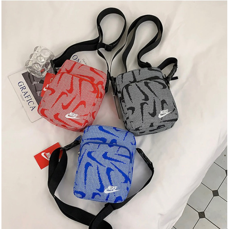 กระเป๋าสะพายข้างNIKE สะพายหลัง แฟชั่น รุ่นใหม่ล่าสุด ทรงสวย ยอดนิยม(ขนาด:กว้าง16cm,สูง21cm)