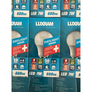 หลอดไฟ LED 7W Daylight6000Kสีขาว