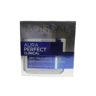 LOREAL Paris AURA PERFECT DAY CREAM SPF19 PA+++ (50g) ลอรีอัล ปารีส ออร่า เดย์ ครีม  50 ml หมดอายุปี 2025