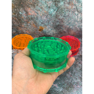 100 mm 2 Part Large Plastic Magnetic Herb Grinder