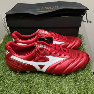 Mizuno Passion Red 2022 Morelia 2 Japan รองเท้าฟุตบอล มิซูโน่ ของแท้ จากญี่ปุ่น มือ1