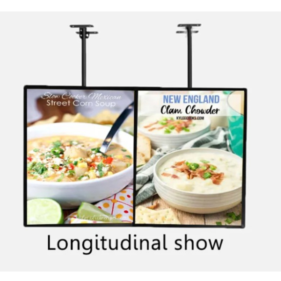 กรอบป้ายโฆษณา led menu display กรอบไฟโฆษณา  Fast food led menu display กระดานแสดงเมนูอาหาร menu boar