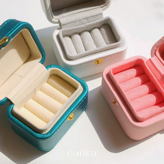 (กรอกโค้ด GG24P ลด 65.-) earika.earrings - pocket jewelry box กล่องเครื่องประดับมินิทรงสีเหลี่ยม (มีให้เลือก 3 สี)