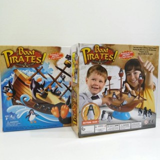 เพนกวิ้นตกเรือ เกมส์บาลานซ์ Pirate Boat Balancing Game ลองมาเล่นกัน กับ การฝึกการทรงตัว