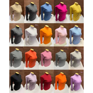เสื้อคอเต่าแขนยาว เต็มตัว (ผ้าคอตตอน)