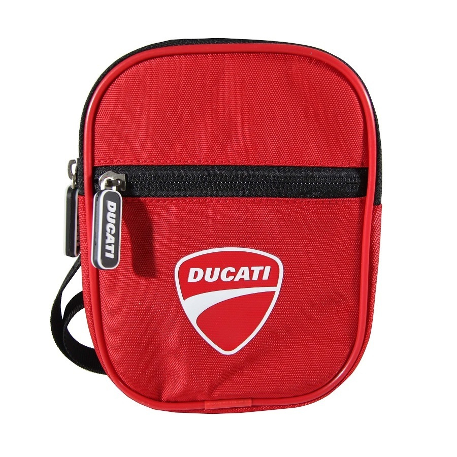 Ducati กระเป๋าสะพายข้างดูคาติลิขสิทธิ์แท้ ขนาด 12.5x17x2 cm. DCT49 156