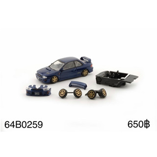 BM Creations 64B0259 - 1/64 Subaru WRX Type R 3, 4-6 - Blue (RHD)