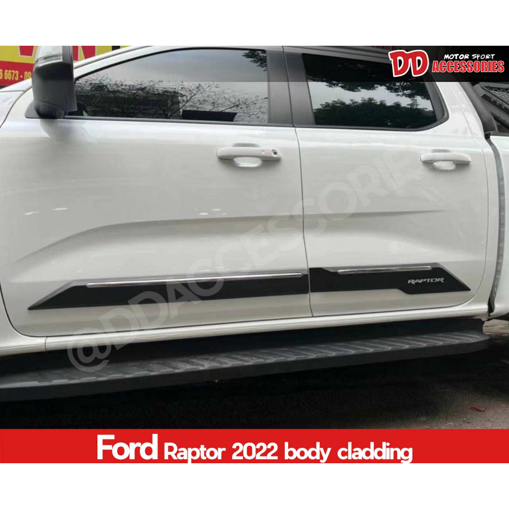 กาบข้าง ranger Raptor 2022 2023 2024  ตรงรุ่นไม่ต้องแปลงโฉม Next GEN  Raptor ก็ใส่ได้ สำหรับ 4 ประตู