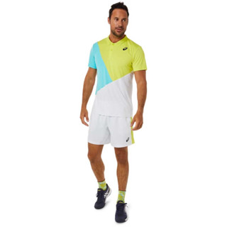 Asics ชุดเทนนิส MEN COURT COLOR BLOCK POLO-SHIRT/SHORT *ของแท้ 100%*