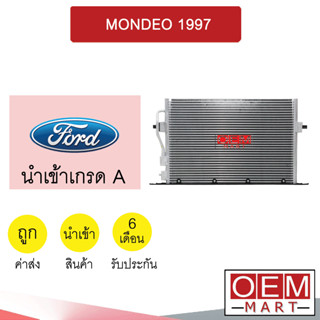 แผงแอร์ นำเข้า ฟอร์ด มอนเดโอ 1997 รังผึ้งแอร์ แผงคอล์ยร้อน แอร์รถยนต์ MONDEO 4122 778