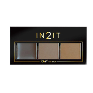 IN2IT 2 in 1 eye brow #ERC01 Brown 0.5 g/1.0X2g.