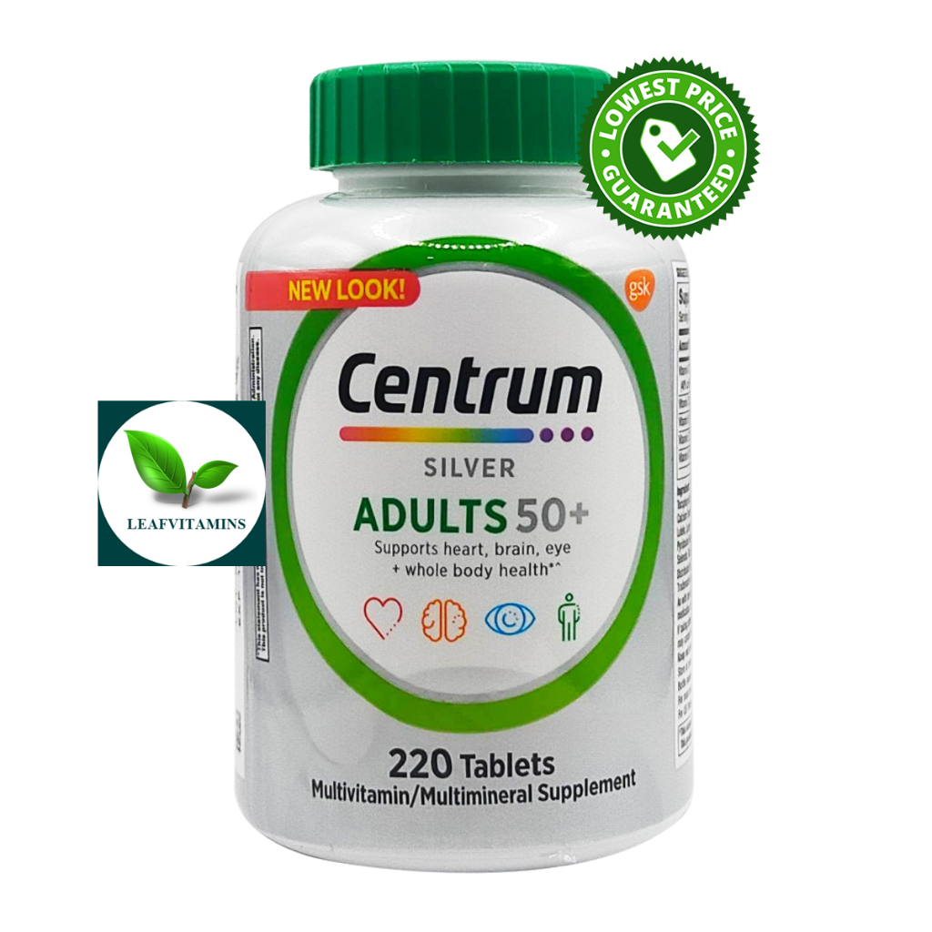 Centrum Silver - Adults 50+ / 220 Tablets