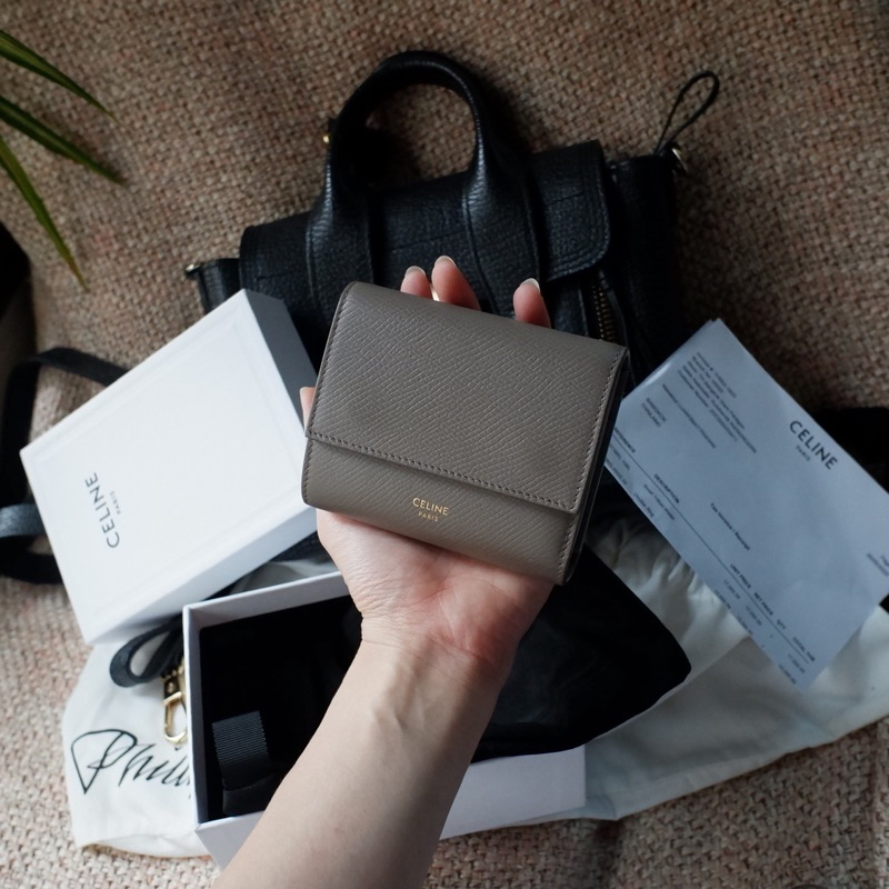 Celine wallet with box dust bag and receipt