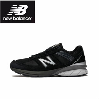 New Balance 990 V5 Vintage black Sports shoes style ของแท้ 100 %