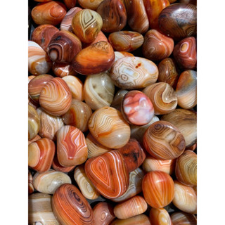 1 Pc Natural Sardonyx PalmStone ซาร์โดนิกซ์ ปาล์มสโตน Top High Quality | Sardonyx increases stamina, vigour