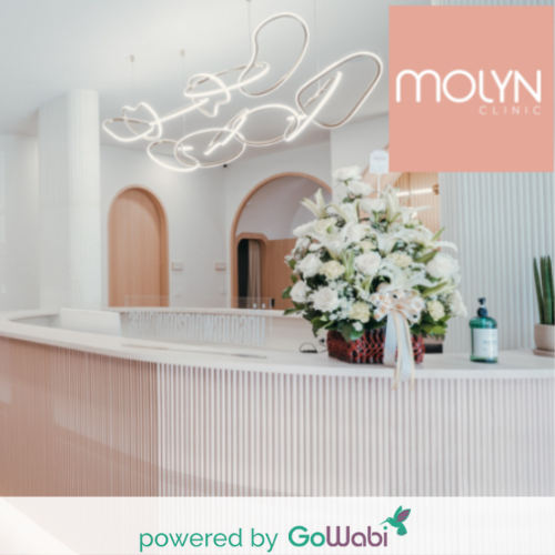 [E-voucher]MOLYN Clinic-  Diode Laser เพิ่มความกระจ่างใส ทั่วใบหน้า (3 ครั้ง) + โปรแกรม HYDRO SIGNATURE Skin Pamper
