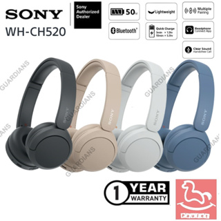 ราคารุ่นใหม่ล่าสุด !! (ของแท้ศูนย์ไทย100%) หูฟังไร้สายบลูทูธ Sony รุ่น WH-CH520 แบบ Bluetooth แบตยาว 50ชม. น้ำหนักเบามาก